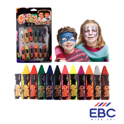 Mingda chroma Body Painting Crayons 12 Shades
